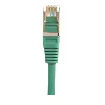 EXERTIS CONNECT Cat.6 F/UTP Καλώδιο Patch, Πράσινο, 1,0 m, Slim Snagless 842102