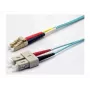 Ekivalan OM3 Duplex Καλώδιο Patch Οπτικής Ίνας LC/SC 2m Aqua COZOM3DCLC2SA0020A