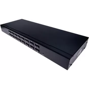 EXERTIS CONNECT Μεταγωγέας KVM 16 Θυρών USB/PS/2 με OSD και απομακρυσμένη πρόσβαση IP 66310