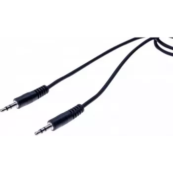 EXERTIS CONNECT Καλώδιο Στερεοφωνικού Ήχου 3,5 mm βύσμα αρσενικό σε βύσμα αρσενικό 1,5 m μαύρο 108569