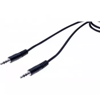 EXERTIS CONNECT Καλώδιο Στερεοφωνικού Ήχου 3,5 mm βύσμα αρσενικό σε βύσμα αρσενικό 1,5 m μαύρο 108569