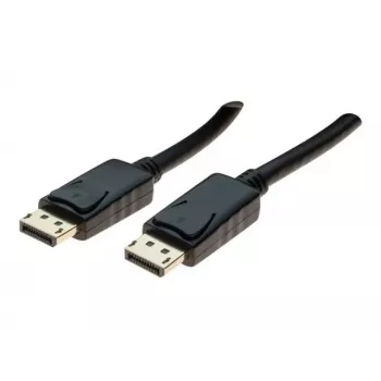 EXERTIS CONNECT Καλώδιο DisplayPort 1.1, DisplayPort βύσμα αρσενικό σε βύσμα αρσενικό, 10 m, μαύρο EXC128057