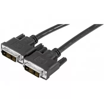 EXERTIS CONNECT Καλώδιο οθόνης DVI-D Single Link, 18+1 Pin αρσενικό DVI-D σε αρσενικό DVI-D, 3,0 m, Μαύρο 127480