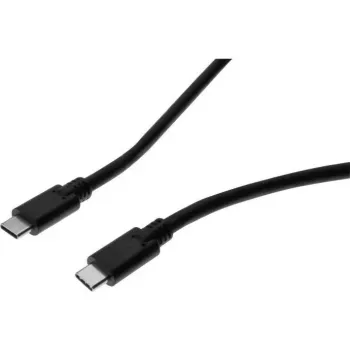 EXERTIS CONNECT Καλώδιο USB 3.2 Gen 2x2 20 Gbps / 240W USB-C σε USB-C, Μαύρο, 1,5 m (532650)