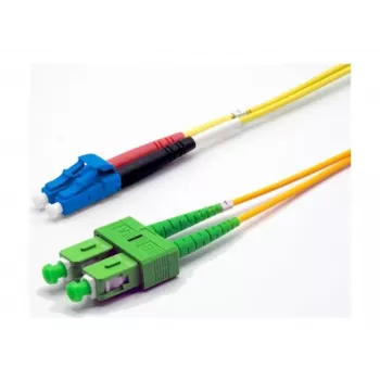 Ekivalan OS2 Duplex LWL Patchkabel LC/SC APC, 9/125 µm, κίτρινο, 3 m COZ008DALC2SJ0030A