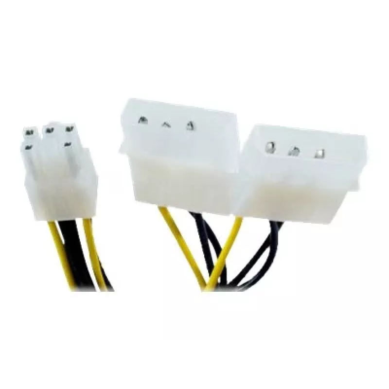EXERTIS CONNECT Καλώδιο προσαρμογέα τροφοδοσίας Molex σε PCI-E, 25 cm 146691