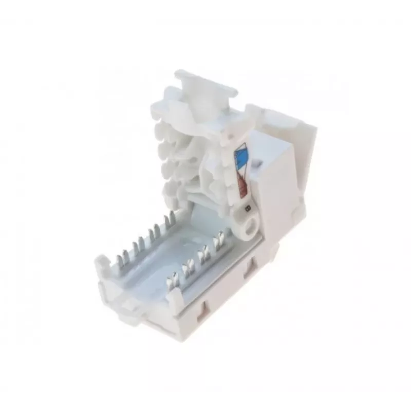 TECLINE RJ45 Keystone Jack, Cat.6 UTP, χωρίς εργαλεία, Λευκό 272883