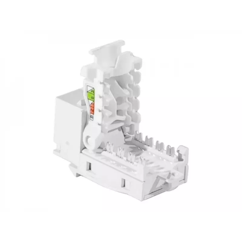 TECLINE RJ45 Keystone Jack, Cat.6 UTP, χωρίς εργαλεία, Λευκό 272883