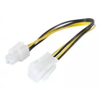 EXERTIS CONNECT Καλώδιο επέκτασης τροφοδοσίας P4 30cm Μαύρο 4-Pin ATX12V EXC147562
