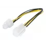 EXERTIS CONNECT Καλώδιο επέκτασης τροφοδοσίας P4 30cm Μαύρο 4-Pin ATX12V EXC147562