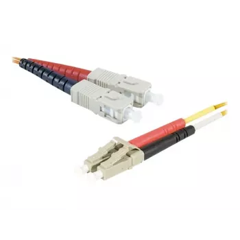 Exertis Connect LC/UPC σε ST/UPC Multimode Duplex LWL Patch Καλώδιο, OM2 50/125µm, LSZH, Πορτοκαλί, 3m 392673