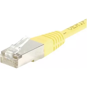 EXERTIS CONNECT Καλώδιο Patch Cat.6 F/UTP, Κίτρινο, 10 m, Slim Bend Protection 245560