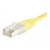 EXERTIS CONNECT Καλώδιο Patch Cat.6 F/UTP, Κίτρινο, 10 m, Slim Bend Protection 245560
