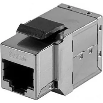 EXERTIS CONNECT Cat.6 Keystone-Kupplung RJ45 υποδοχή θηλυκή σε RJ45 υποδοχή θηλυκή, λευκό (272240)