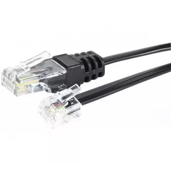EXERTIS CONNECT Καλώδιο Τηλεφώνου RJ11 αρσενικό σε RJ45 αρσενικό Μαύρο 10 m EXC285011
