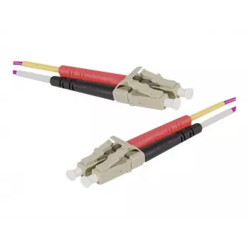 Exertis Connect OM4 Καλώδιο Patch Οπτικών Ινών LC Duplex σε LC Duplex UPC, Erika-Violett, 7m 392785
