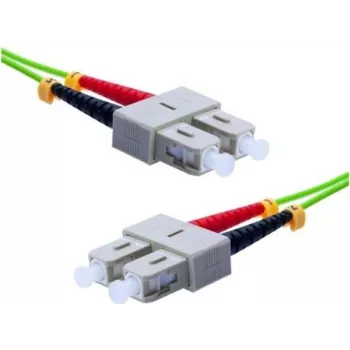 EXERTIS CONNECT OM5 SC Duplex σε SC Duplex LWL Patch Καλώδιο, 50/125 µm, LSZH, Λαχανί Πράσινο, 10 m 392906