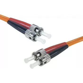 Exertis Connect ST/UPC σε ST/UPC Multimode Duplex LWL Patch Καλώδιο, OM2 50/125µm, LSZH, Πορτοκαλί, 10m 392716