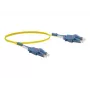 Exertis Connect LC/UPC σε LC/UPC Singlemode OS2 Duplex LWL Patchkabel, 10m, κίτρινο, LSZH 392936