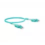 EXERTIS CONNECT Uniboot LWL-Patchkabel, OM3, LC Duplex σε LC Duplex, UPC, aqua, 2 m 392942