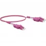 Exertis Connect LC/UPC σε LC/UPC OM4 Multimode Duplex LWL Patch καλώδιο, 2m, Uniboot, Χωρίς αλογόνα, Erika Violett 392952