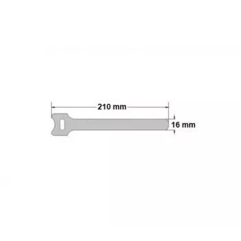 Exertis Connect Klett-Kabelbinder-Set, 210 mm x 16 mm, 15 τεμ., 5 χρώματα (μαύρο, μπλε, πράσινο, κίτρινο, κόκκινο)