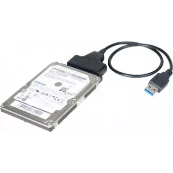 Exertis Connect 508305 USB 3.0 σε SATA Adapter για 2,5 ίντσες SSD/HDD, μαύρο