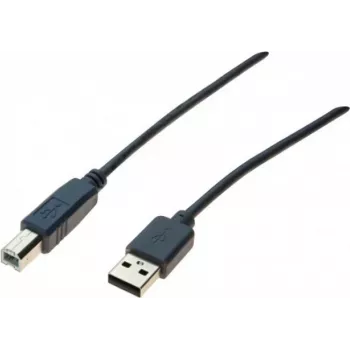 Exertis Connect USB 2.0 καλώδιο USB-A βύσμα αρσενικό σε USB-B βύσμα αρσενικό 1,0m γκρι 532407
