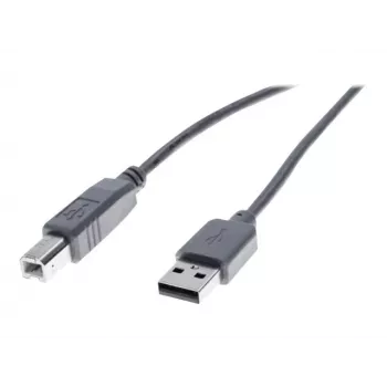 Exertis Connect USB 2.0 καλώδιο USB-A βύσμα αρσενικό σε USB-B βύσμα αρσενικό 1,0m γκρι 532407
