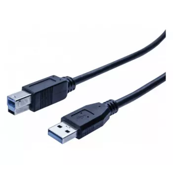 Exertis Connect USB 3.0 Type-A βύσμα αρσενικό σε Type-B βύσμα αρσενικό καλώδιο, 0,5 m, μαύρο 532463