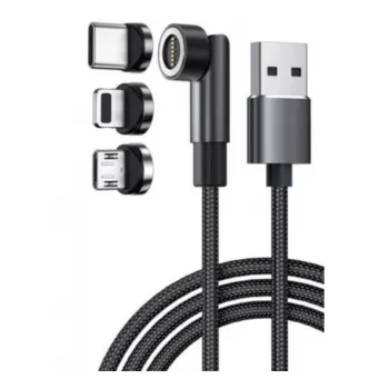 Exertis Connect USB 3-in-1 καλώδιο φόρτισης με USB-C, Micro-B, Lightning (640297)