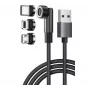 Exertis Connect USB 3-in-1 καλώδιο φόρτισης με USB-C, Micro-B, Lightning (640297)