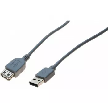 Exertis Connect USB 2.0 καλώδιο επέκτασης - USB-A βύσμα αρσενικό σε USB-A υποδοχή θηλυκή, 3 m, γκρι 532509