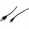 Exertis Connect Καλώδιο USB 2.0 - Βύσμα USB-A σε βύσμα Mini-USB Type-B - 1,5 m - Μαύρο 532515