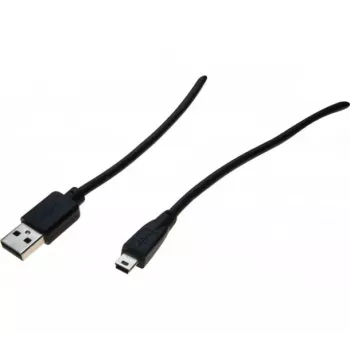Exertis Connect Καλώδιο USB 2.0 - Βύσμα USB-A σε βύσμα Mini-USB Type-B - 1,5 m - Μαύρο 532515