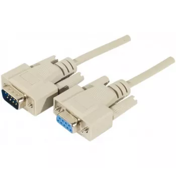 EXERTIS CONNECT Καλώδιο επέκτασης σειριακό D-Sub 9-Pin, Βύσμα σε υποδοχή, 10 m, Μαύρο 580261