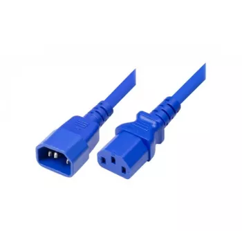 Exertis Connect Καλώδιο τροφοδοσίας IEC C14 σε C13, Μπλε, 5,0 m 808047