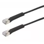 Exertis Connect Cat. 6A F/FTP γωνιακό Patchkabel, χωρίς αλογόνα, μαύρο, 0,3 m (854011)