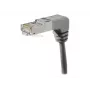 EXERTIS CONNECT Cat.6A S/FTP Patchkabel, γωνιακό, 0,7 m, γκρι 854287