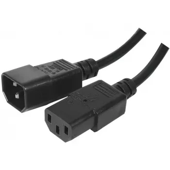 Exertis Connect Καλώδιο τροφοδοσίας IEC C14 σε C13, αλογονούχο, Μαύρο, 1,8 m 807952