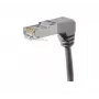EXERTIS CONNECT Cat.6A S/FTP Patchkabel, 1m, γκρι, και οι δύο υποδοχές στραμμένες προς τα κάτω 854288