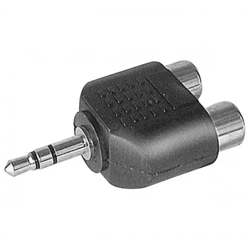 EXERTIS CONNECT 3,5mm Στερεοφωνικό βύσμα σε 2x RCA Phono Αντάπτορας (720140)