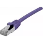 EXERTIS CONNECT Καλώδιο Patch Cat. 6 F/UTP, 2 m, μωβ, PoE, χωρίς αλογόνα 854413