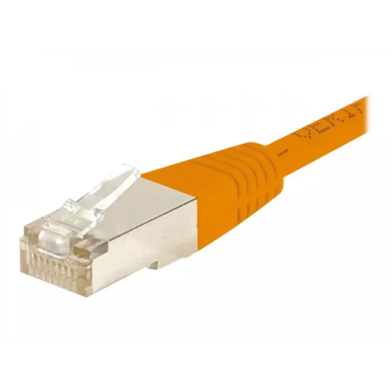 EXERTIS CONNECT Καλώδιο Patch CAT6 F/UTP, πορτοκαλί, 25 m, Slim Snagless 853339