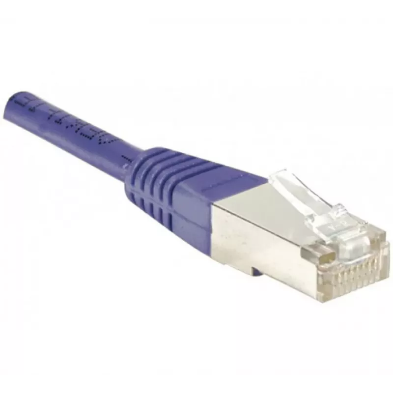 EXERTIS CONNECT Καλώδιο Patch Cat.6 F/UTP, RJ45, μωβ, 25 m 853342