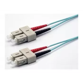 Ekivalan OM3 Duplex Καλώδιο Patch Οπτικής Ίνας SC/SC 7m Aqua COZOM3DCDC2SA0070A