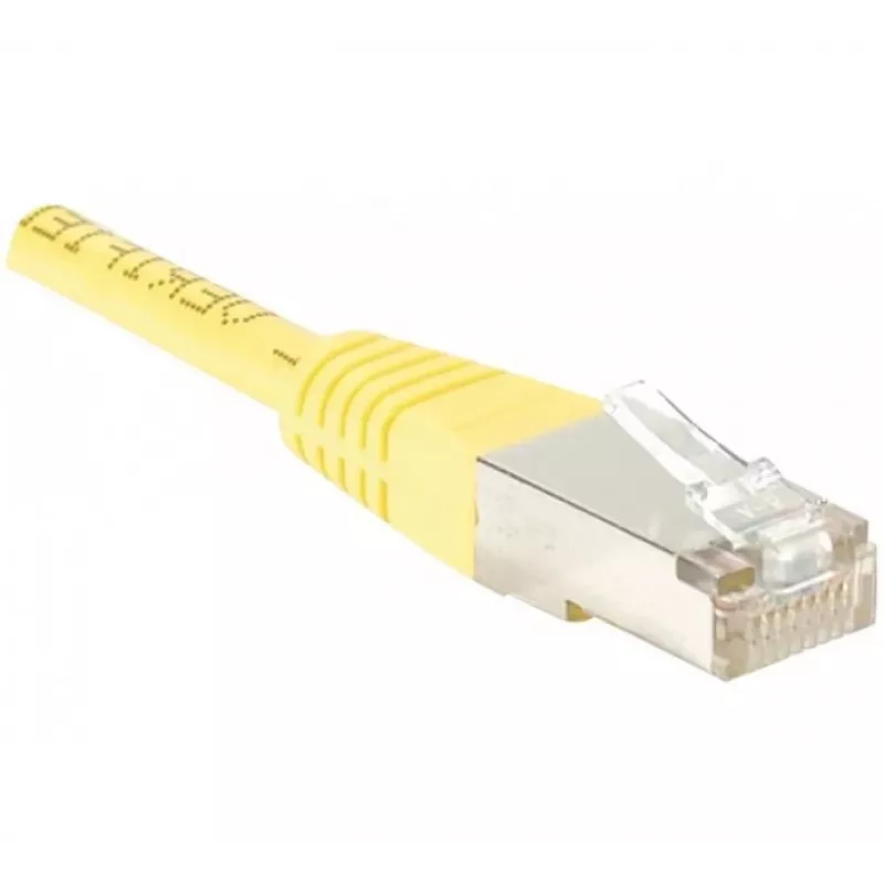 Exertis Connect 853353 Καλώδιο patch Cat.6 F/UTP, 50 m, κίτρινο, λεπτή προστασία κάμψης