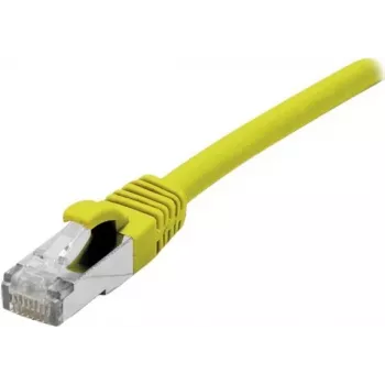 Dexlan Cat6 RJ45 S/FTP Καλώδιο Patch 1m Κίτρινο 850818