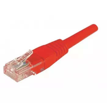 EXERTIS CONNECT Cat.5e U/UTP Patchkabel, κόκκινο, 5,0 m, Slim Snagless Boot 853946