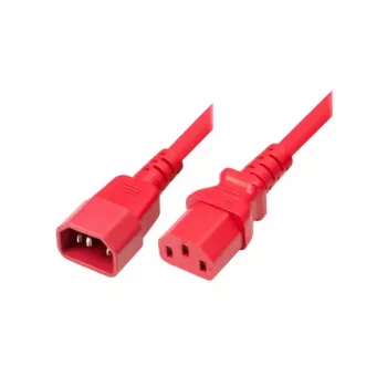 Exertis Connect IEC καλώδιο τροφοδοσίας C14 σε C13, κόκκινο, 5,0 m 808048